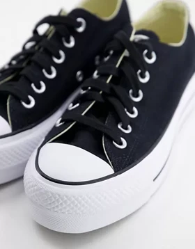 Converse Platform Black Low