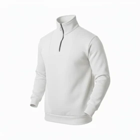 دورس مردانه نیم زیپ مدل Behbod-سفید