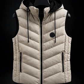 ژیله پافر برزنتی مردانه رنگ طوسی خاص کیفیت بالا