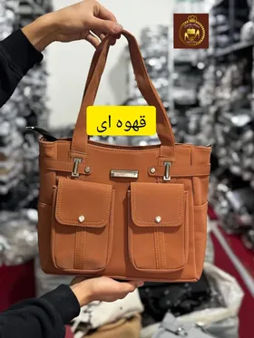کیف دوشی زنانه اداری دانشجویی جلو جیب
