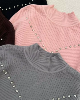 پلیور بافت یقه نگین کد 5311