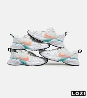 کفش کتانی مردانه و زنانه سفید نارنجی Nike cushlon