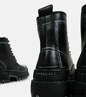 بوت مردانه مشکی BALENCIAGA Sketch