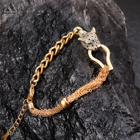 دستبند طلایی کارتیه پنتر Cartier Panthere Bracelet G1