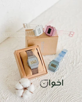کاسیو اورجینال f91w شفاف (شیشه ای)