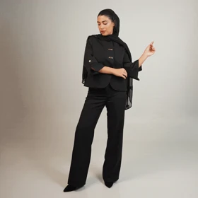 کت کراپ دو دکمه کارتیر