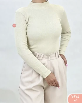 بلوز آستین بلندیقه پنج سانت 7975