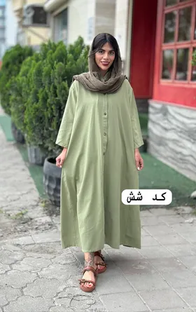 مانتو عبایی لینن