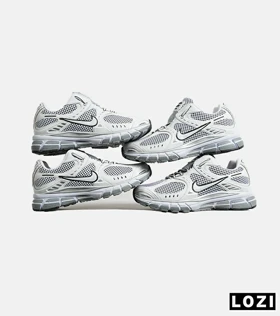 کفش کتانی مردانه طوسی سفید نایک NIKE zoom vomero 5