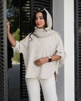 مانتو کوتاه شومیزی کد 3246