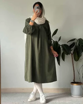 مانتو کفتان کتان پرماه