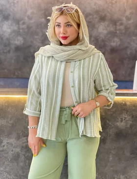 مانتو لینن شب بو کد : 68757