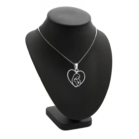 آویز مادر ، بچه و زنجیر نقره روز مادر نقره 925