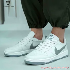 کتانی نایک SB سفید طوسی