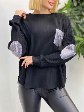بلوز کبریتی جیب طرح دار