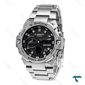 ساعت جی شاک GST-B400 مردانه فلزی سیلور مشکی Casio-5863-G