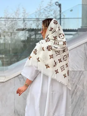 روسری نخ پنبه سیااسکارف وارداتی