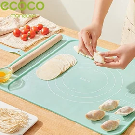 تخته کار آشپزخانه اکوکو Ecoco با وردنه و کاردک