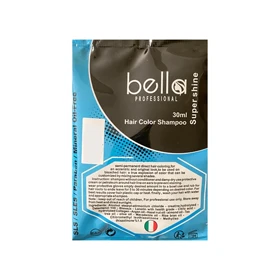 شامپو رنگ مو ساشه ایی BELLA رنگ آبی باربارا شماره 1004 30 میل