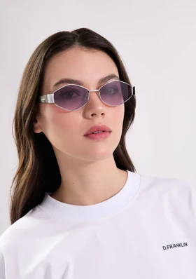 عینک آفتابی دی فرانکلین مدل D.franklin Cuprum Diamond Silver / Gradient Pink