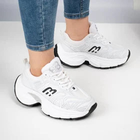 کفش و کتانی زنانه و دخترانه مدل بالنسیاگا BALENCIGA رنگ سفید