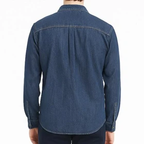 پیراهن رگولار فیت جین مردانه - 15252166