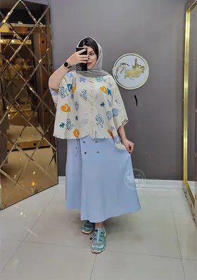 ست شومیز و دامن