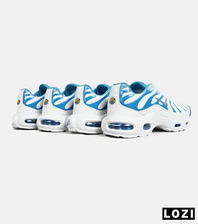 کفش کتانی مردانه و زنانه سفید آبی NIKE AirMax Plus TN Ultra