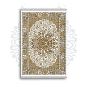 *جدید* فرشینه از جنس پارچه شانل مخمل ترک طرح فانتزی برند دفه کد 1225