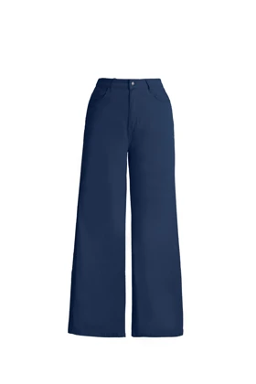 شلوار کتان - 8132 (سرمه ایی)