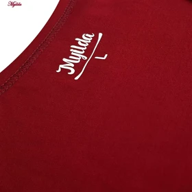 زیرپوش آستین دار مردانه ماییلدا مدل پنبه‌ای زرشکی کد 4710