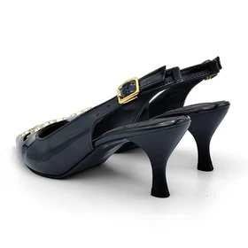 کفش مجلسی زنانه پاشنه‌دار 5 سانت مدل 400951 _ sandal valentino