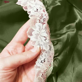 لباس خواب زنانه رنگ سبز مدل ساتن 5246-F08
