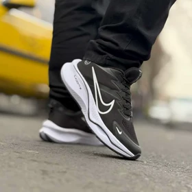 کتانی نایک زوم مشکی سفید بزرگپا کد 6478