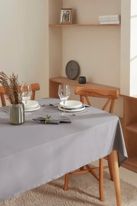 رومیزی Karaca Home مدل Caroline پلی‌استر - ذغالی