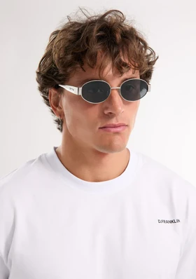 عینک آفتابی دی فرانکلین مدل D.franklin Cuprum Round Silver / Black