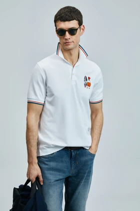 تیشرت یقه پولو مردانه lufian lufian