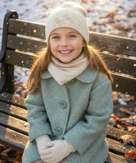 ست سه تکه دخترانه ملورینا Melorina کد 42111 (کرم)