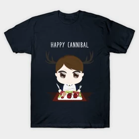 تیشرت Hannibal | تیشرت هانیبال طرح Happy Cannibal کد 120854