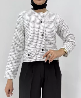 کراپ کت شنل کد WE024 برند ردا