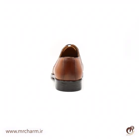 کفش مردانه چرم عسلی mrc5013