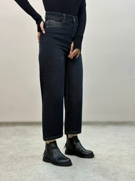 شلوار جین واید قد نود 6260