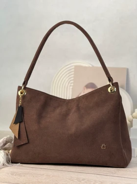 کیف دستی زنانه آلفا ALFA (قهوه ای تیره)