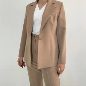 کت و شلوار زنانه کرپ مازراتی کلویی (chloe) کد 5124