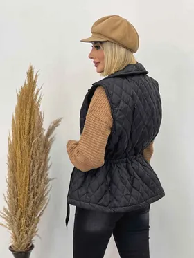 پافر لوزی دوزی کمر گت