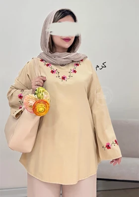 مانتو گلدوزی گیسو