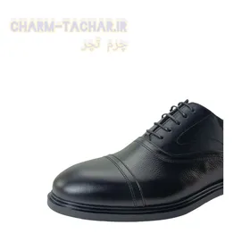 کفش رسمی/اداری/مجلسی بندی چرم طبیعی مدل برت لیزری
