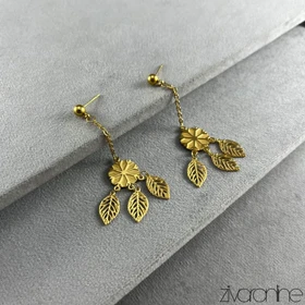 گوشواره زنانه مدل گل و گلبرگ 20403