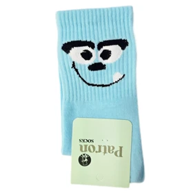 جوراب ساق بلند طرح سالیوان 36-43 نخی