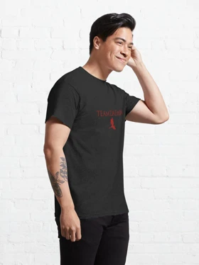 تیشرت house of the dragon طرح team daemon red with red dragon Classic T-Shirt کد 195928